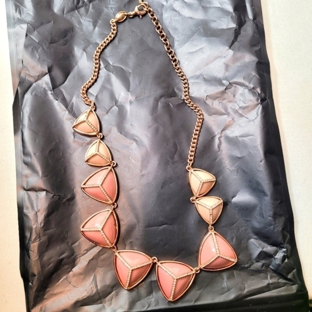 Fossil Maintenance Statement Necklace 16-18" - Picture 5 of 9